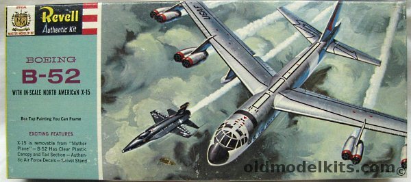 Revell 1/175 Boeing B-52 with X-15 - Master Modeler Issue With Stamp, H162-129 plastic model kit